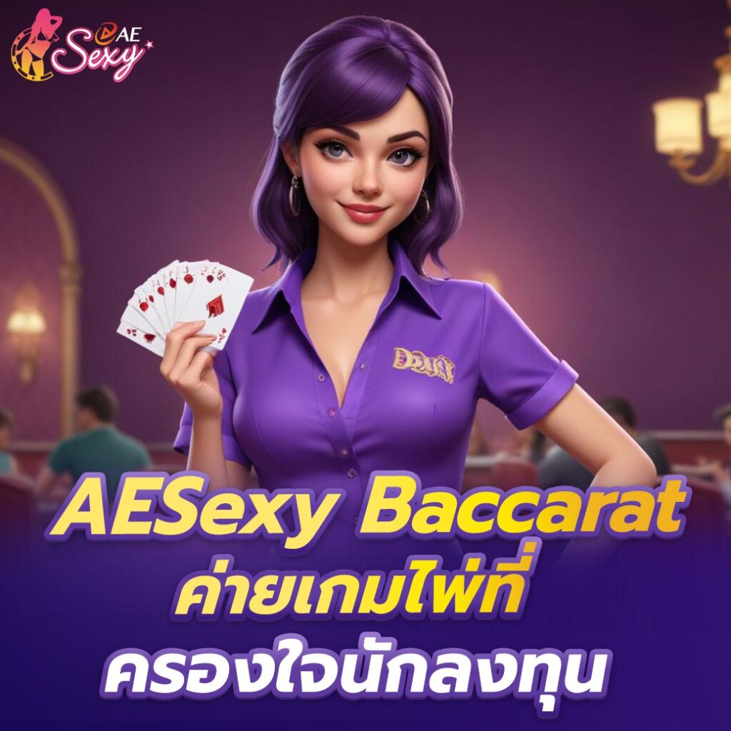 aesexy casino บาคาร่า ไฮโล ครบครันจบในเว็บเรา sexy gaming AE Sexy